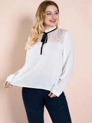 Camisa negra de manga larga Public Wind Commuter con lazo