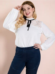 Camisa negra de manga larga Public Wind Commuter con lazo