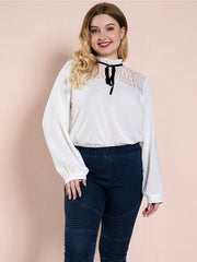 Camisa negra de manga larga Public Wind Commuter con lazo