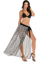 Strandkleid mit Leopardenmuster