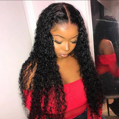 Women's long curly wig