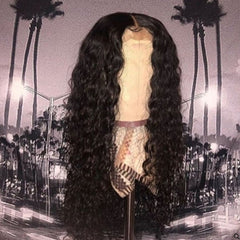 Women's long curly wig