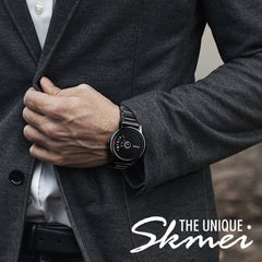 Men's Simple Quartz Movement with solid stainless steel strap Watch