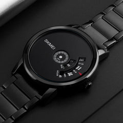 Men's Simple Quartz Movement with solid stainless steel strap Watch