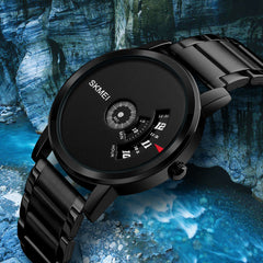 Men's Simple Quartz Movement with solid stainless steel strap Watch