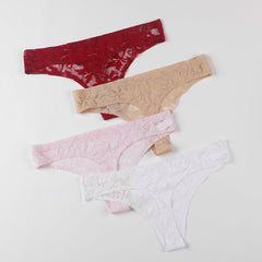 Conjunto de 8 piezas con espalda en T y encaje