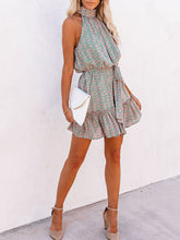 Women's Sleeveless Ruffle Skirt