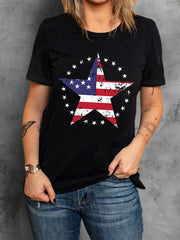 T-Shirt mit amerikanischer Flagge