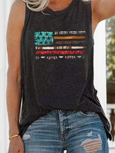 Flag Print Vest