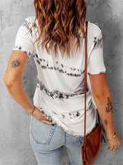 Sonnenblumen Amerikanische Flagge Kurzärmeliges T-Shirt