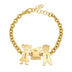 Love Style Customized Family shaped Bracelet