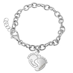 Small Feet Customized Bracele