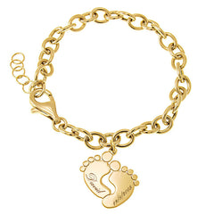 Small Feet Customized Bracele