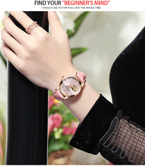 Precioso reloj para niña con correa de piel Reloj para mujer
