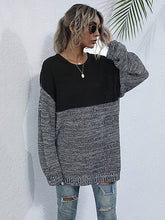 Strickpullover mit Rundhalsausschnitt