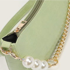 Crocodile Pattern Underarm Bag