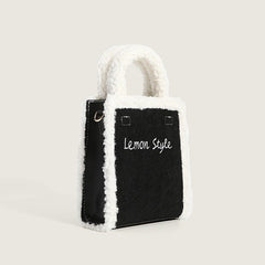 Cord-Lammwolltasche