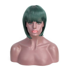 Short hair Air bangs bobo head wig