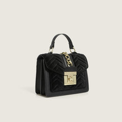 Textured Flip Tote Bag