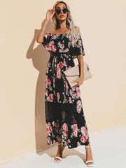 Elegantes Pendlerkleid mit hoher Taille