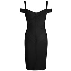 Bandagekleid mit kurzen Ärmeln und Riemchen, gestreift, über dem Knie, PF19168