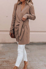 Modische, lockere, einfarbige Strickjacke (4 Farben)