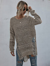 Gehäkelter Strickpullover