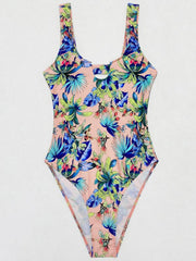Traje de baño de una pieza con estampado sexy