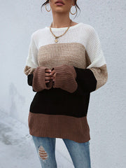 Knitted Crew Neck Sweater