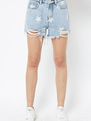 Hüfthose mit Stern-Quaste und Wickeldesign