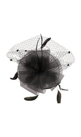 Sombreros de cóctel Sombreros de malla con velo