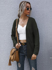 V-neck Cardigan Knit Sweater