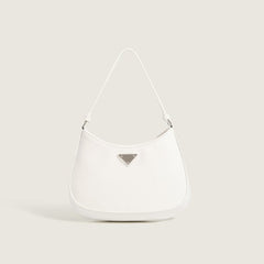 Bolso de hombro con solapa brillante