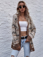 Suéter de punto con letras