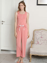 Sleeveless Vest and Trousers Home Pajamas