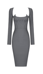 VENETIA Korsett-Midi-Bandagekleid