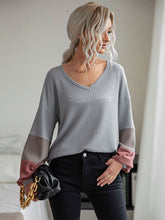 Suéter de punto con cuello en V