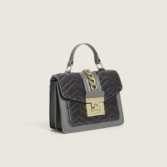 Textured Flip Tote Bag