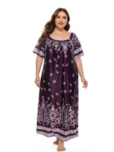 Retro Nation Print Blumen Plus Kleider