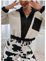 Strickjacke Plüschjacke