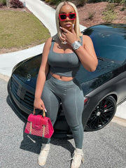 Two-piece Sleeveless Vest