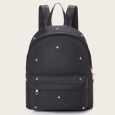 Cross rivet fashion waterproof multi-compartment men and women backpack