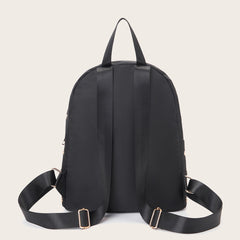 Modischer wasserdichter Rucksack mit mehreren Fächern für Männer und Frauen mit Kreuznieten