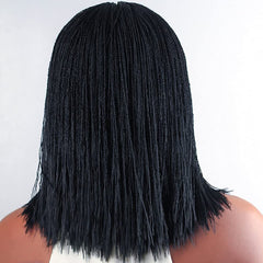 Women's braid short straight hair wigs