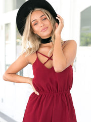 Mono cruzado con tirantes y espalda descubierta