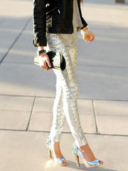 Pantalones de tubo de cintura alta