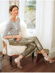 Pantalones de tubo de cintura alta