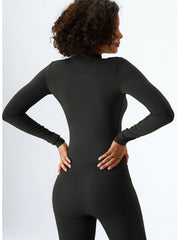 Lauftight Langarm Gym Sport Strickjacke