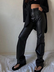 Pantalones de PU para moto de ocio