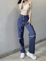 Low Waist Loose Trousers